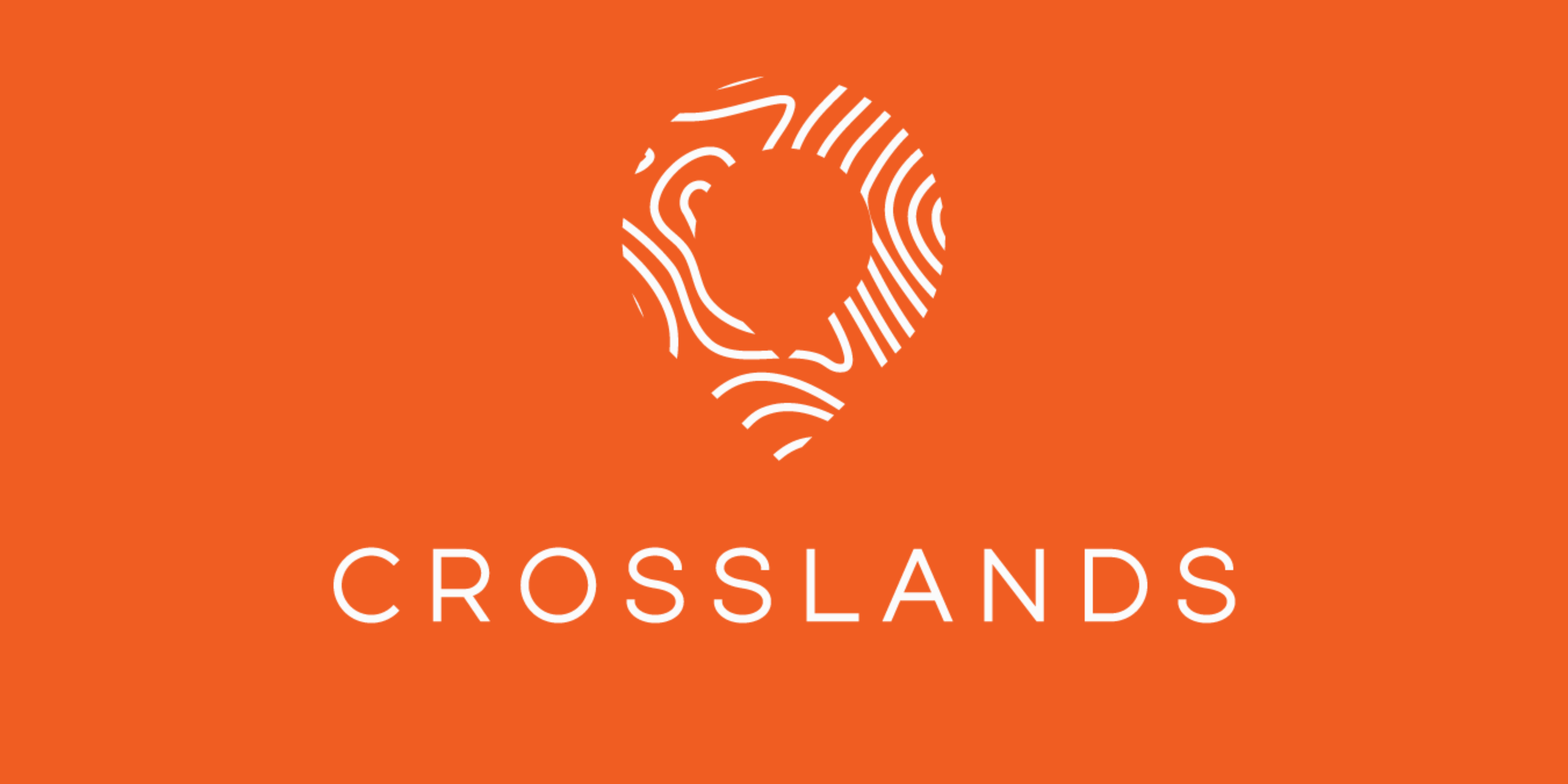 Crosslands banner orange